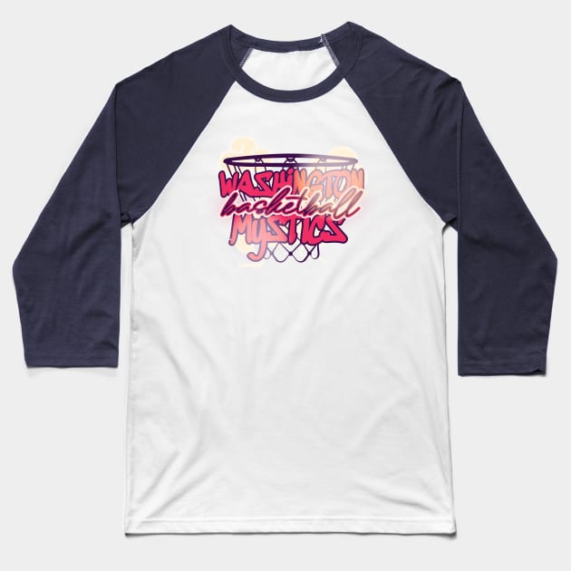 washington mystics basketball Baseball T-Shirt by gritcitysports